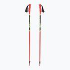 Kije narciarskie dziecięce LEKI Racing bright red/ black/ neon yellow
