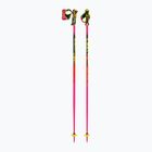 Kije narciarskie dziecięce LEKI WCR Pro Lite SL TR neon pink/black/neon yellow