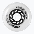 Kółka do rolek Powerslide Spinner 72/88A 4 szt. white