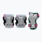 Zestaw ochraniaczy dziecięcych Powerslide Kids Pro Set grey/pink