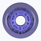 Kółka do rolek Powerslide Neons LED 76 mm/85A 4 szt. lilac