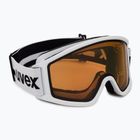 Gogle narciarskie UVEX G.gl 3000 P white mat/polavision brown clear