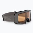 Gogle narciarskie UVEX Saga TO rhino matt/mirror silver/lasergold lite/clear
