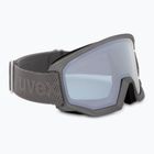 Gogle narciarskie UVEX Athletic FM rhino matt/mirror silver blue