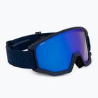 Gogle narciarskie UVEX Athletic FM navy matt/mirror blue green