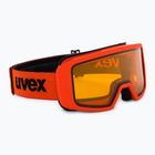 Gogle narciarskie UVEX Saga TO red matt/mirror red laser/gold lite/clear
