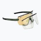 Okulary przeciwsłoneczne UVEX Sportstyle 236 Set moss green black matt/mirror yellow