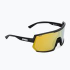 Okulary przeciwsłoneczne UVEX Sportstyle 235 P black matt/mirror yellow
