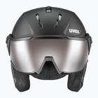 Kask narciarski UVEX Instinct Visor PRO V black matt/silver/silver