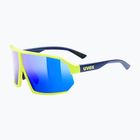 Okulary przeciwsłoneczne UVEX Sportstyle 237 yellow blue matt/mirror blue