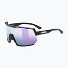 Okulary przeciwsłoneczne UVEX Sportstyle 235 black mat/mirror lavender