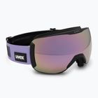Gogle narciarskie UVEX Downhill 2100 CV black matt/mirror lavender green