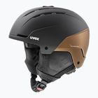 Kask narciarski UVEX Stance MIPS black/brown matt