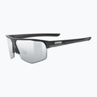 Okulary przeciwsłoneczne UVEX Axos Set black matt/mirror silver/clear