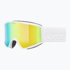 Gogle narciarskie UVEX Blast FM S2 white matt/mirror green