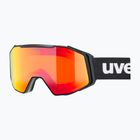 Gogle narciarskie UVEX Gravity FM black matt/mirror red/orange/clear
