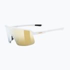 Okulary przeciwsłoneczne UVEX Dyrt white matt/mirror gold