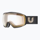 Gogle narciarskie UVEX Ultimate Victorious Pro V S0-S4 black matt/vario red mirror