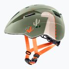 Kask rowerowy dziecięcy UVEX Kid 2 CC sage green dino matt