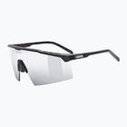 Okulary przeciwsłoneczne UVEX Flowline black matt/mirror silver