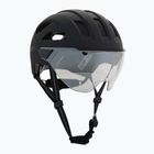 Kask rowerowy UVEX Stride Visor black matt/lite mirror silver