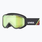 Gogle narciarskie dziecięce UVEX Speedy Nova FM S2 black matt/mirror green