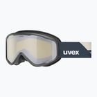 Gogle narciarskie dziecięce UVEX Speedy Nova FM S2 black matt/mirror silver