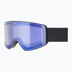 Gogle narciarskie UVEX Scenic P S0-S4 black matt/mirror blue/pola