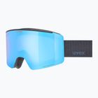 Gogle narciarskie UVEX Ignite FM S3 black matt/mirror blue
