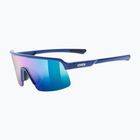 Okulary przeciwsłoneczne dziecięce UVEX Dyrt Jr blue matt/mirror green