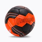 Piłka do piłki ręcznej Kempa Leo pomarańczowa/czarna rozmiar 3