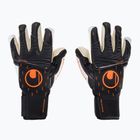 Rękawice bramkarskie uhlsport Speed Contact Absolutgrip Finger Surround czarne/białe/pomarańczowe