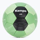 Piłka do piłki ręcznej dziecięca Kempa Leo miętowa/czarna rozmiar 0