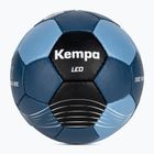 Piłka do piłki ręcznej Kempa Leo niebieska/czarna rozmiar 1