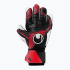 Rękawice bramkarskie uhlsport Powerline Soft Pro czarne/czerwone/białe