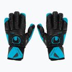 Rękawice bramkarskie uhlsport Classic Soft Hn Comp czarne/niebieskie/białe