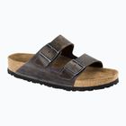 Klapki BIRKENSTOCK Arizona Soft Footbed Oiled Leather Regular iron