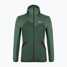 Bluza trekkingowa męska Salewa Puez Melange PL FZ Hoody raw green melange