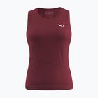 Koszulka trekkingowa damska Salewa Puez Sporty Dry Tank syrah