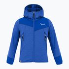 Bluza trekkingowa dziecięca Salewa Agner Melange PL FZ Hoody electric