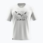 Koszulka męska Salewa Eagle Geometric optical white
