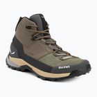 Buty trekkingowe męskie Salewa Puez Leather Mid Ptx bungee cord/onyx