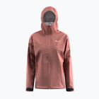 Kurtka przeciwdeszczowa damska Salewa Puez Aqua 4 PTX 2.5L desert pink