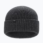 Czapka zimowa Salewa Re-Zebru Knit dark grey melange