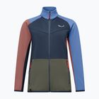 Bluza trekkingowa damska Salewa Puez Cammio PL Blueberry/Multi