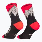 Skarpety DYNAFIT Traverse Crew black out ultra coral/6a10