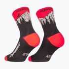 Skarpety DYNAFIT Traverse Mid black out ultra coral/6a10