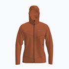 Bluza trekkingowa męska Salewa Puez Rocca Polarlite Hood Bombay Brown