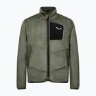 Bluza trekkingowa męska Salewa Puez Warm Full Zip faded green