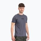 Koszulka męska Alpha Industries Basic Mid Logo greyblack/black